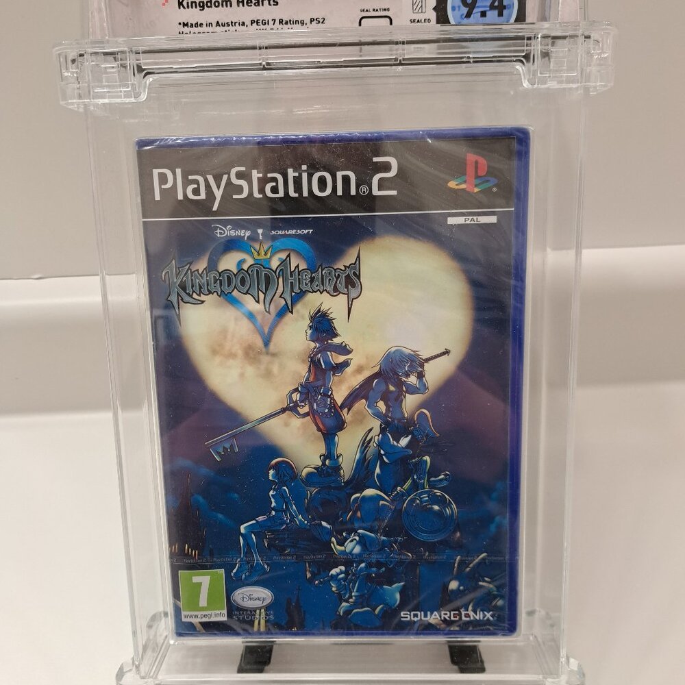 Kingdom Hearts PlayStation 2 PS2 New Sealed WATA 9.4 Black Label